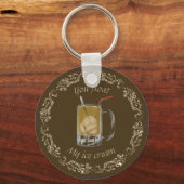 Porte-clés Porte - clé de char à bière racine (Recto)