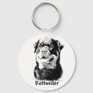 Porte-clés Porte - clé de charbon Rottweiler