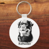 Porte-clés Porte - clé de charbon Rottweiler (Recto)