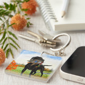 Porte-clés Porte - clé de chasse au chien (Devant Droit)