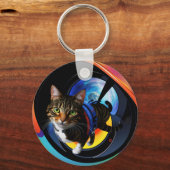 Porte-clés Porte - clé de chat astronaute (Recto)