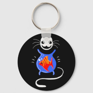 Porte-clés Porte - clé de chat Ghost Kitty
