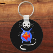 Porte-clés Porte - clé de chat Ghost Kitty (Recto)