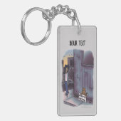 Porte-clés Porte - clé de chat mendiant (Devant gauche)