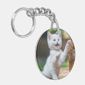 Porte-clés Porte - clé de chat mignon (Devant gauche)