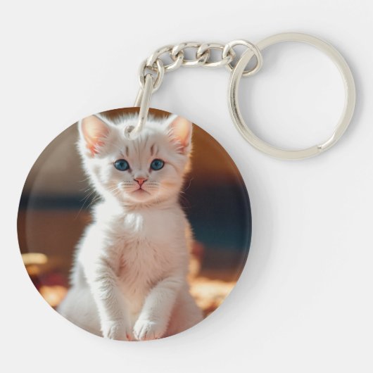 Porte-clés Porte - clé de chat mignon (Dos)