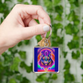 Porte-clés porte - clé de chat mystique (main)