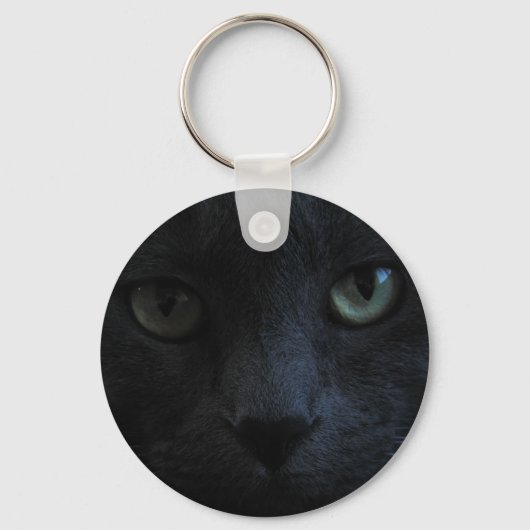 Porte-clés Porte - clé de chat noir (Recto)