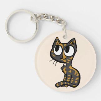 Porte-clés Porte - clé de chat Tortoiseshell