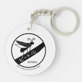 Porte-clés Porte - clé de chats psychédélique Fob (Dos)