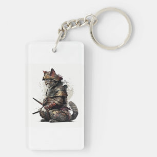 Porte-clés Porte - clé de chats Samurai