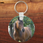 Porte-clés Porte - clé de Cheval de Baie Thoroughbred (Recto)