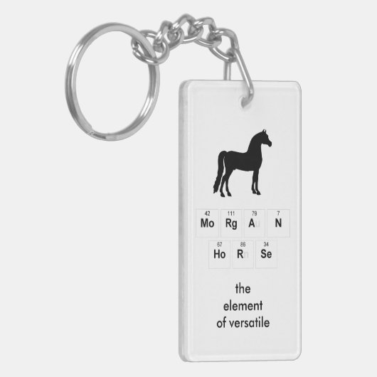 Porte-clés Porte - clé de cheval de Morgan (Devant gauche)