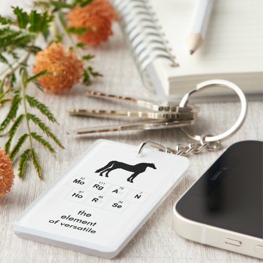 Porte-clés Porte - clé de cheval de Morgan (Devant droit)