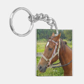Porte-clés Porte - clé de cheval et de hibou (Devant gauche)