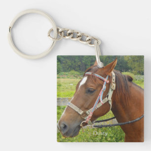 Porte-clés Porte - clé de cheval et de hibou