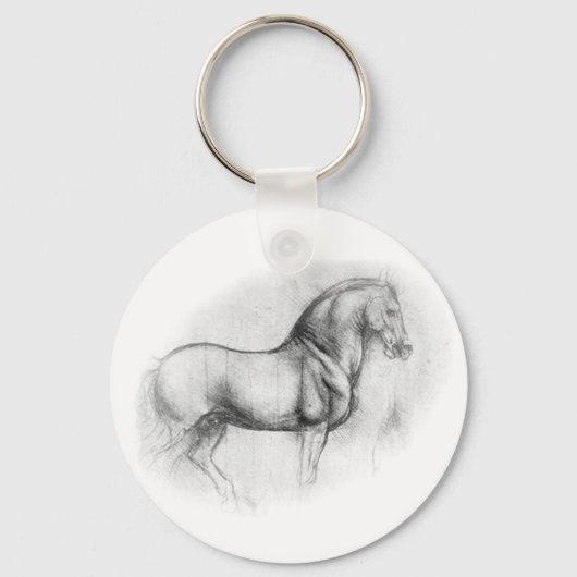 Porte-clés Porte - clé de Cheval Leonardo DaVinci (Recto)