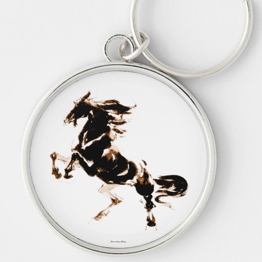 Porte-clés Porte - clé de Cheval sauvage (Devant)