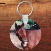 Porte-clés Porte - clé de Cheval standard souriant (Recto)