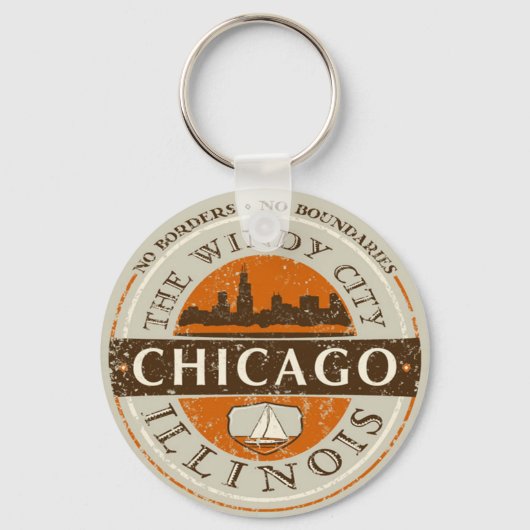 Porte-clés Porte - clé de Chicago (Recto)