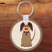Porte-clés Porte - clé de chien Brown (Recto)