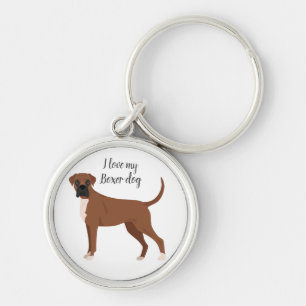 Porte-clés Porte - clé de chien de boxer. Toute couleur de ma