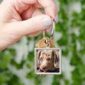 Porte-clés Porte - clé de chien de Daschund (main)
