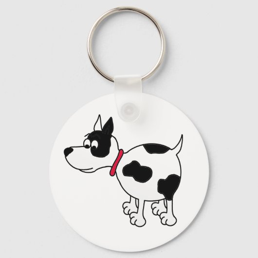 Porte-clés Porte - clé de chien de dessin (Recto)
