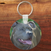 Porte-clés Porte - clé de chien de Pitbull (Recto)