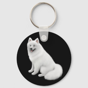 Porte-clés Porte - clé de chien de Samoyed