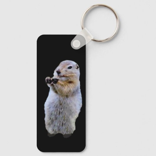 Porte-clés porte - clé de chiens de prairie (Verso)