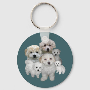 Porte-clés Porte - clé de chiots de Bichon Frise