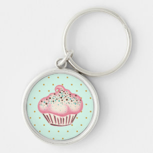 Porte-clés Porte - clé de chocolat à la menthe rose