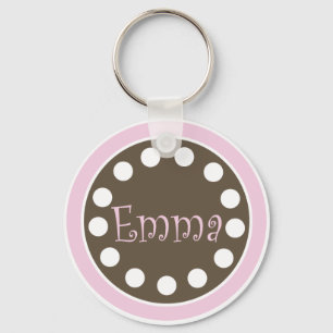 Porte-clés Porte - clé de chocolat rose "Emma"