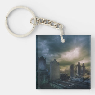 Porte-clés Porte - clé de cimetière gothique