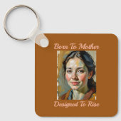 Porte-clés Porte - clé de citation de naissance à mère (Recto)