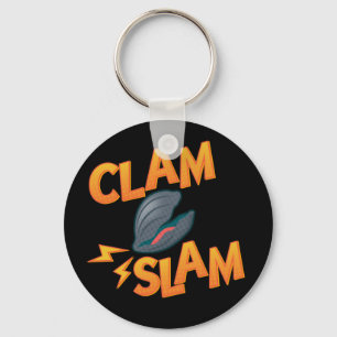 Porte-clés Porte - clé de clam cosmique