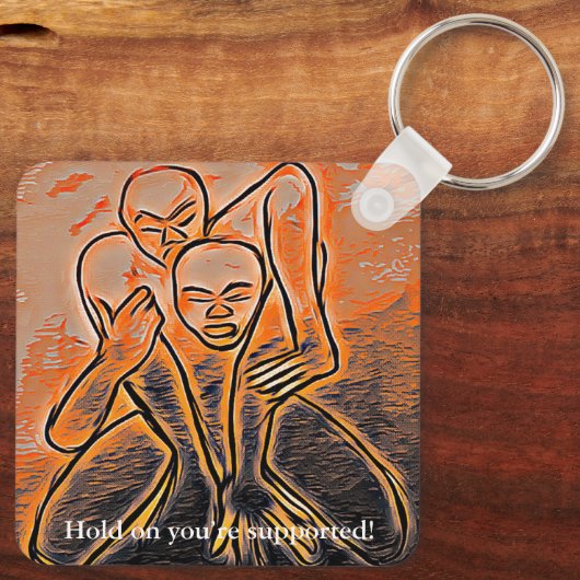 Porte-clés Porte - clé de clé Studio16 (Verso)