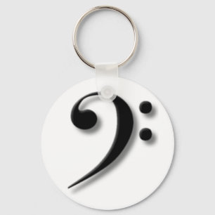 Porte-clés Porte - clé de clef basse