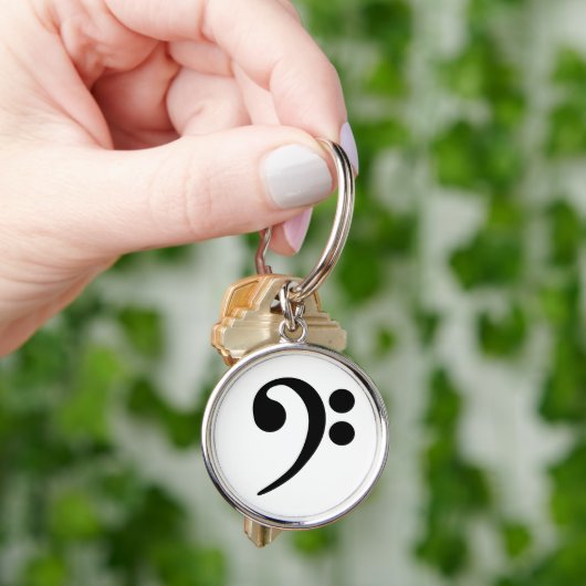 Porte-clés Porte - clé de clef basse (main)