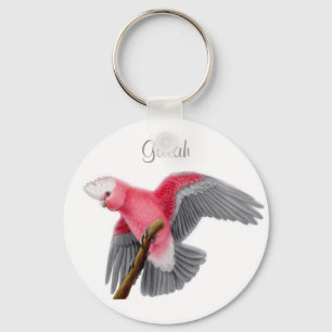 Porte-clés Porte - clé de Cockatoo à la bête de Rose de Galah