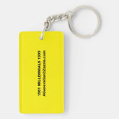 Porte-clés Porte - clé de CODE DE BARRE Y Génération (Dos)