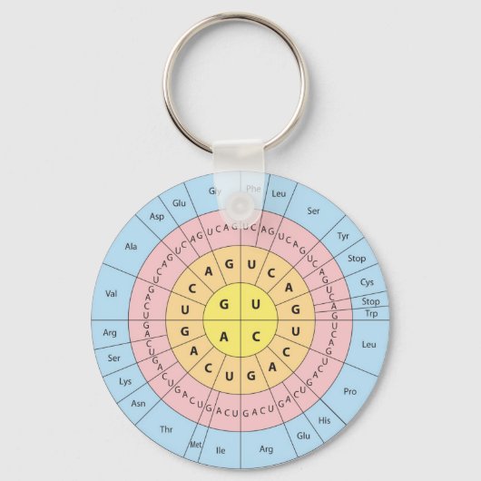 Porte-clés Porte - clé de code génétique (Recto)