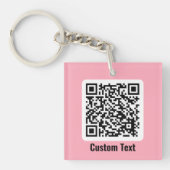 Porte-clés Porte - clé de code QR (Devant)