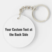 Porte-clés Porte - clé de code QR (Dos)