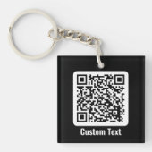 Porte-clés Porte - clé de code QR (Devant)