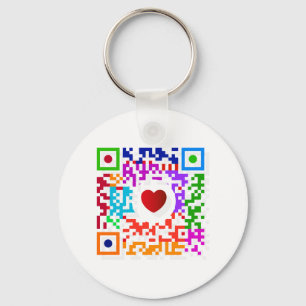 Porte-clés Porte - clé de code QR