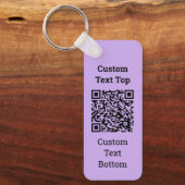 Porte-clés Porte - clé de code QR (Recto)