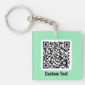 Porte-clés Porte - clé de code QR (Devant)