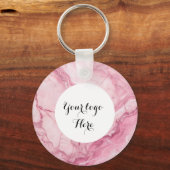 Porte-clés Porte - clé de code QR du logo double face (Recto)